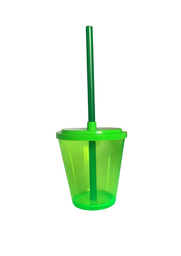Copo Caldereta Com Tampa e Canudo 300Ml - Image 3