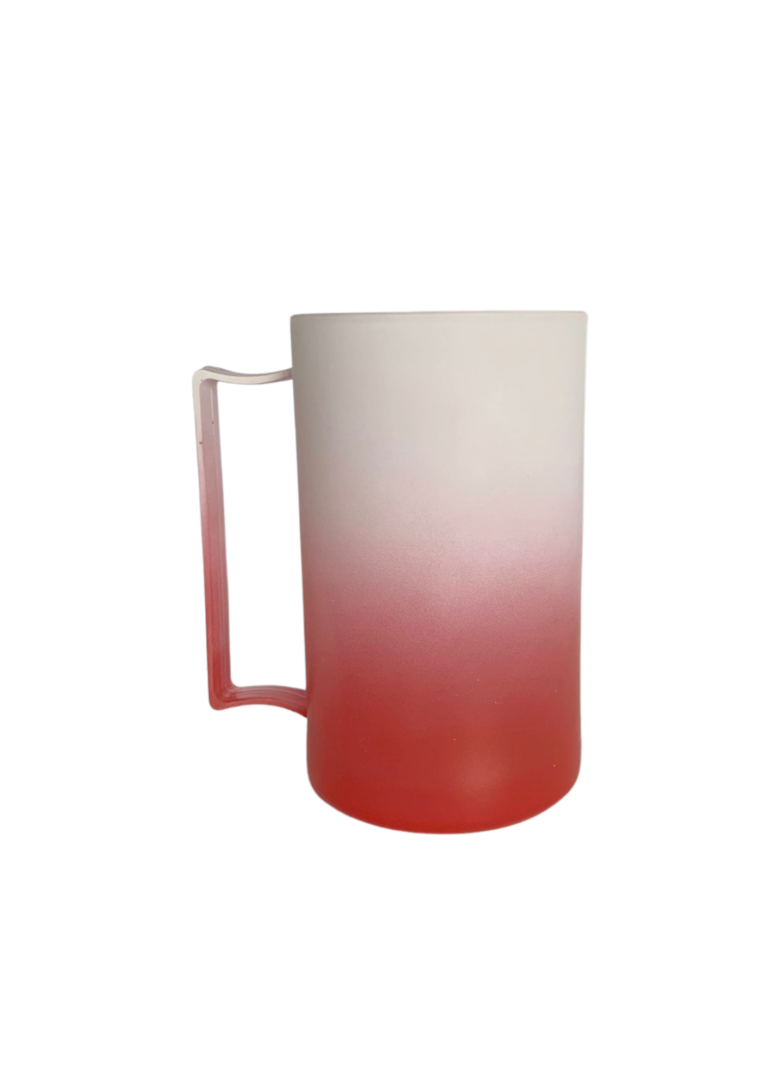 Caneca chopp degrade vermelho-2165