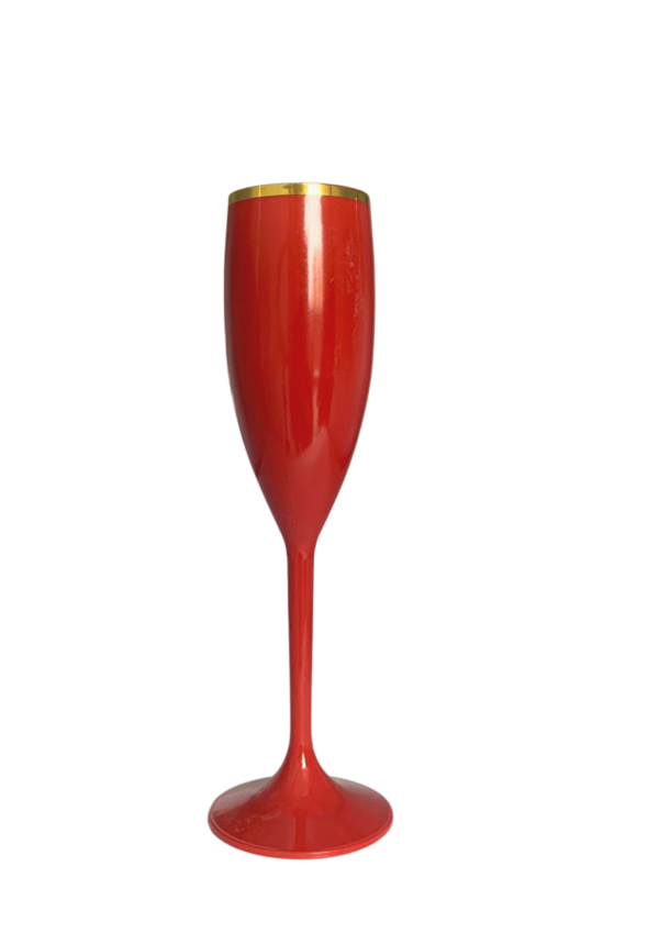Taça Champanhe Borda Metalizada - Image 4